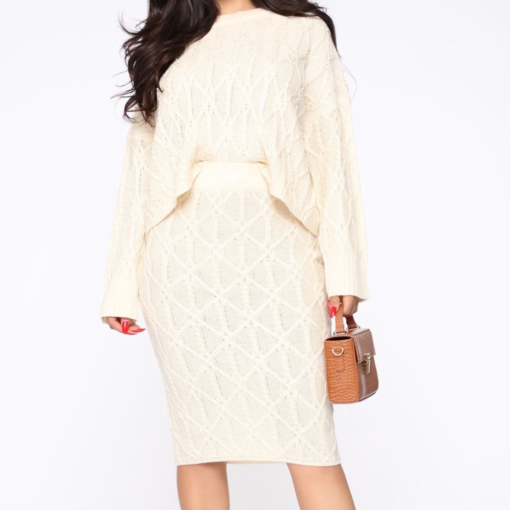 Sweater set fashion nova